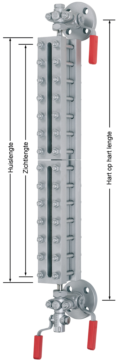 Stalen Klinger transparant peiltoestel  |  T 100-D